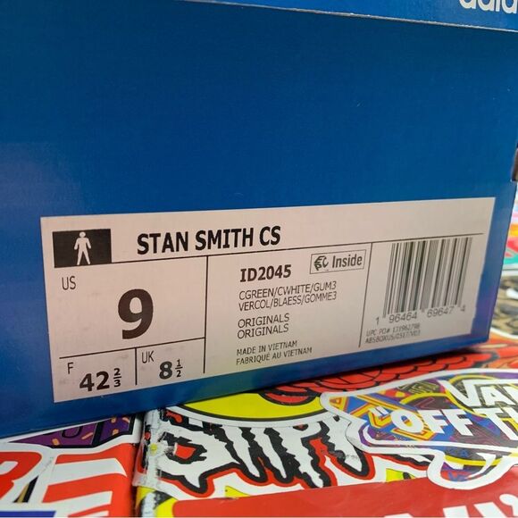 Adidas Stan CS Green Suede 9 Mens / 10.5 Women's - Picture 15 of 15